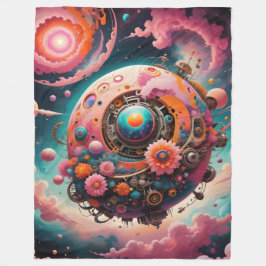 Rosa World Fleece Blanket