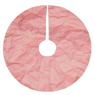 Rosa Wrinkled Pappra Struktur-bakgrund Julgransmatta Borstad Polyester