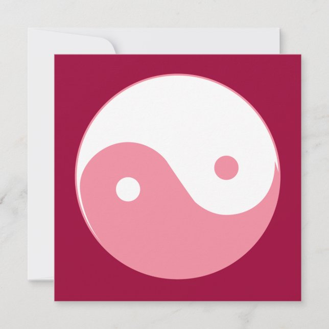 Rosa Yin-Yang Symbol (Framsida)