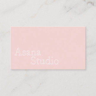 Rosa Yoga Business Namn Card