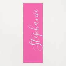 Rosa Yoga Mat monogram modernt yoga mat