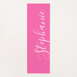 Rosa Yoga Mat monogram modernt yoga mat