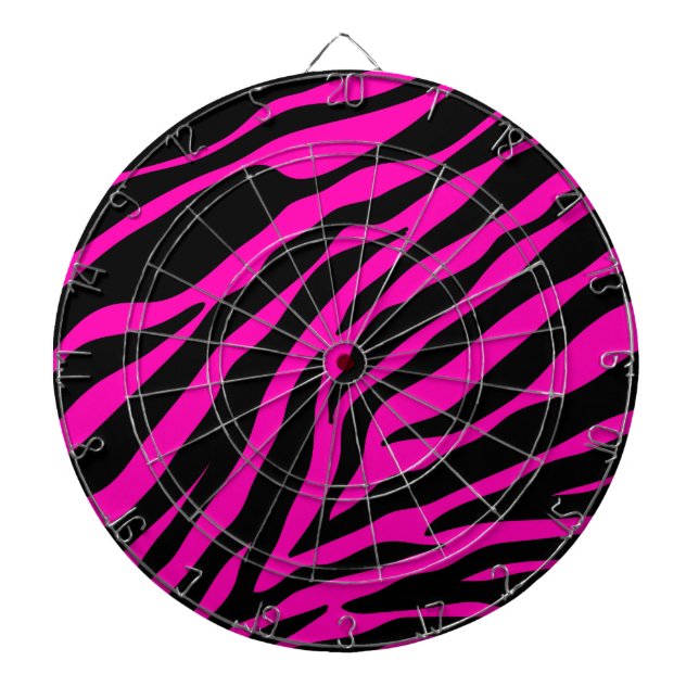 rosa zebra darttavla (Framsidan)
