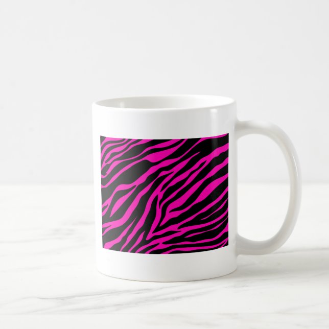 rosa zebra kaffemugg (Höger)