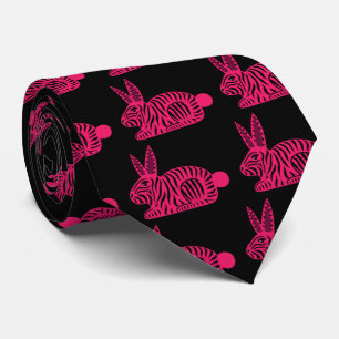 Rosa Zebra Rabbit Slips