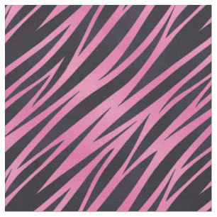Rosa Zebra Rand Background Tyg