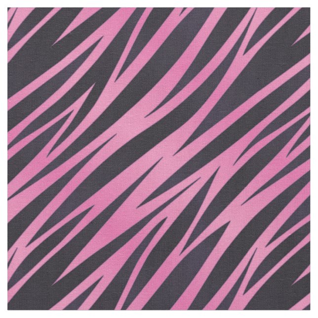 Rosa Zebra Rand Background Tyg (Närbild)