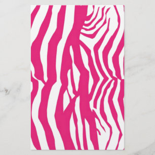 Rosa Zebra ränder