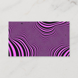 Rosa Zebra ränder Visitkort