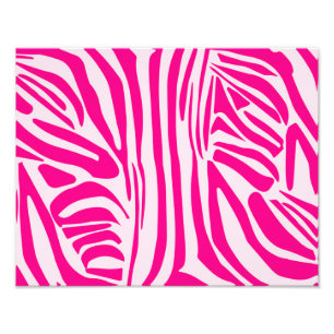 Rosa zebra tryck