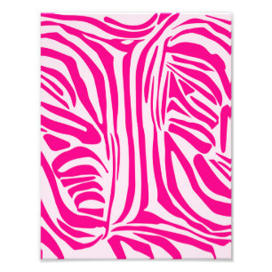 Rosa zebra tryck