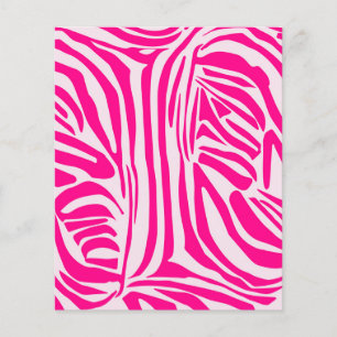 Rosa zebra tryck