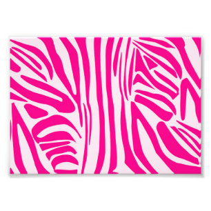 Rosa zebra tryck
