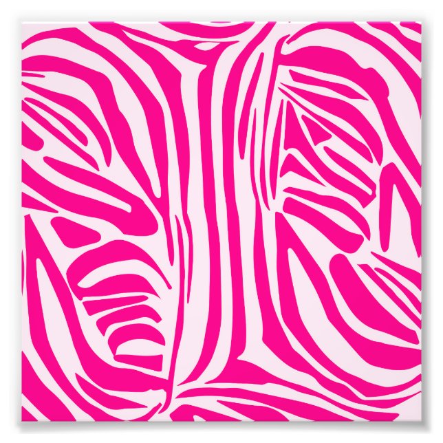 Rosa zebra tryck (Framsidan)