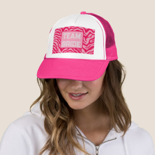Rosa Zebra tryck Keps
