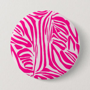 Rosa zebra tryck knapp