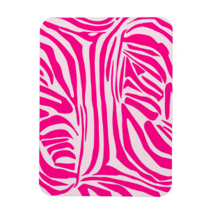Rosa zebra tryck magnet