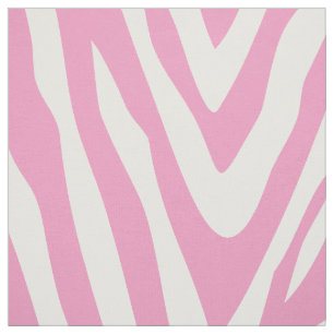 Rosa Zebra tryck Stor Tyg