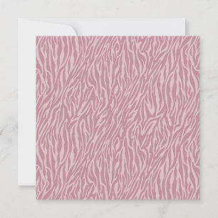 Rosa Zebra tryck Sweet sixteen Inbjudningar