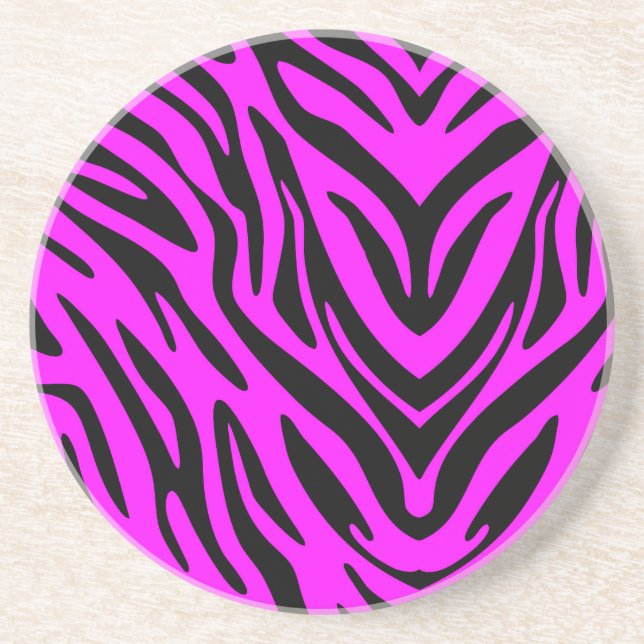 Rosa Zebra Underlägg Sandsten (Framsidan)