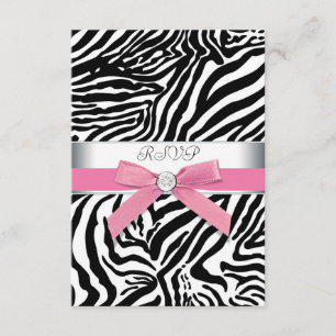 Rosa Zebrasvarskort OSA Kort