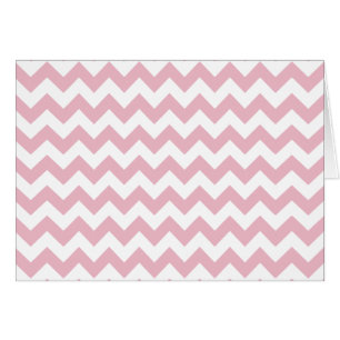 Rosa Zigzag, Rosa Chevron, Geometric Mönster Hälsningskort