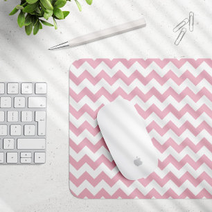 Rosa Zigzag, Rosa Chevron, Geometric Mönster Musmatta