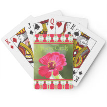 Rosa Zinnia-fotokort