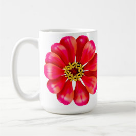 Rosa Zinnia Kaffemugg