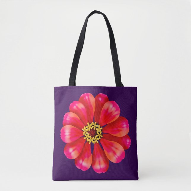 Rosa Zinnia Tygkasse (Framsida)