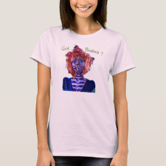 rosa Zombieflicka T Shirt
