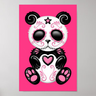 Rosa ZombiesockerPanda Poster