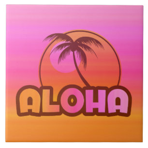 RosaAloha handflatan Kakelplatta