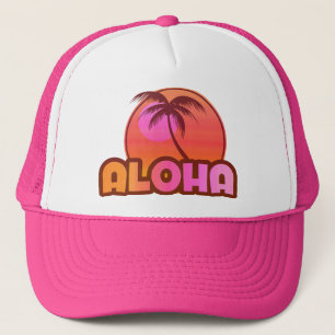 RosaAloha handflatan Truckerkeps