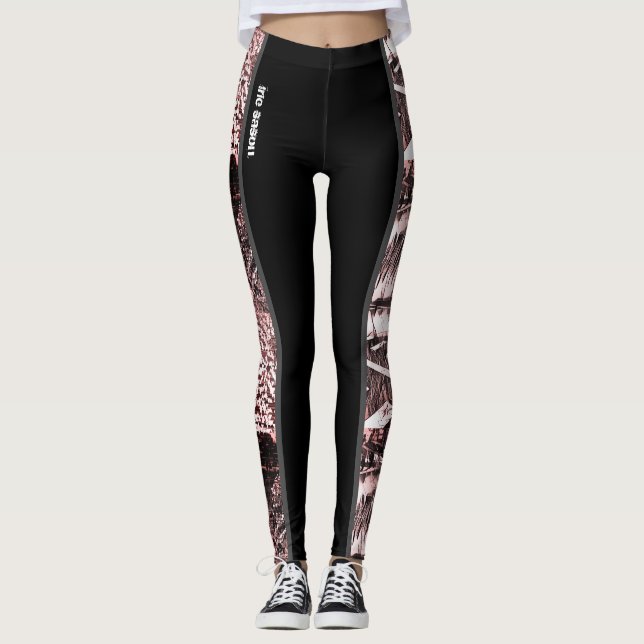Rosablandning Leggings (Framsida)