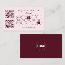 Rosabränd Kaffe Loajalitetskort QR-belöningar