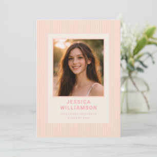 Rosabruten randfoto examensfirande meddelande