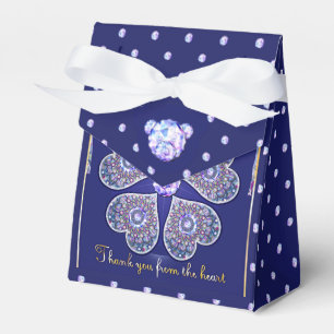 Rosace blå eller röd för baby&child presentaskar