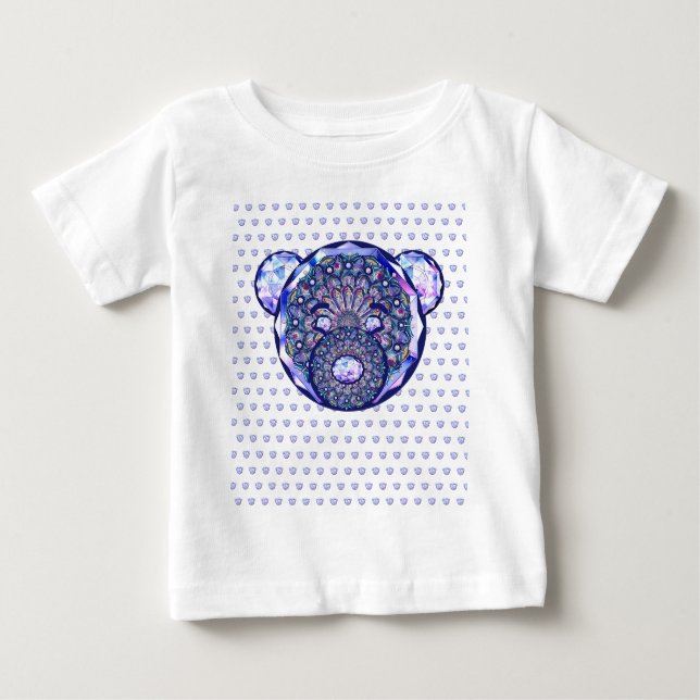 Rosace blå eller röd för baby&child t shirt (Framsida)