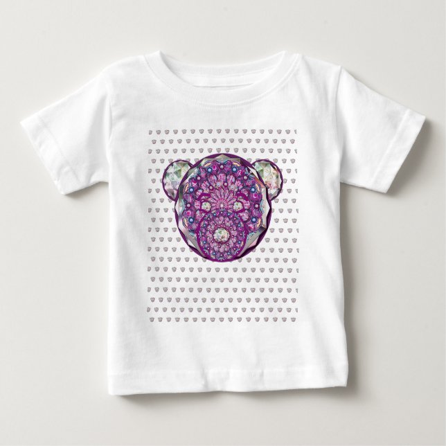 Rosace blå eller röd för baby&child t shirt (Framsida)