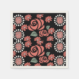 Rosacoaster Napkins Pappersservett