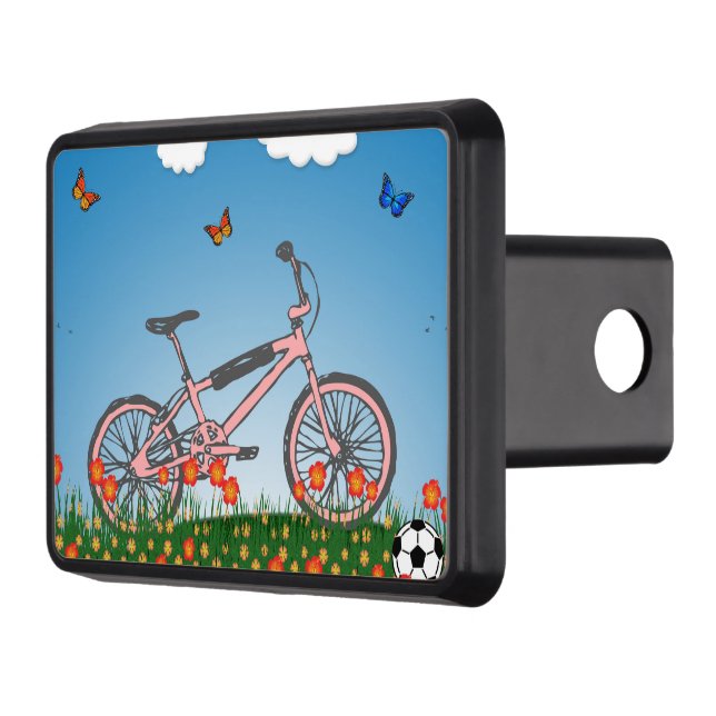 Rosacykel Dragkroksskydd (Vänster)