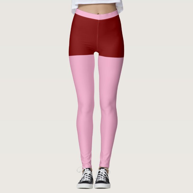 “ROSAFLÄNSANDE” – AKTIVTÖJ LEGGINGS (Framsida)