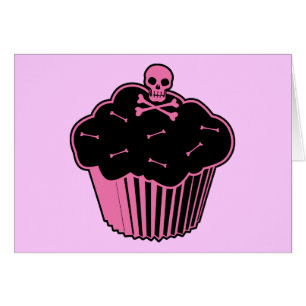 Rosagiftmuffin Hälsningskort