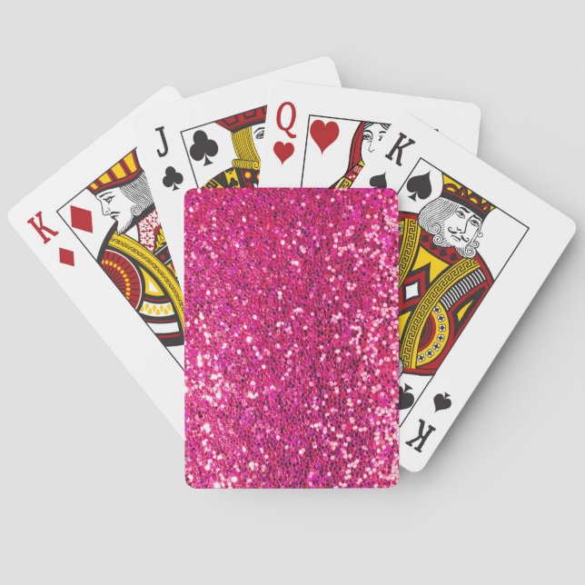 Rosaglitter Casinokort (Baksidan)