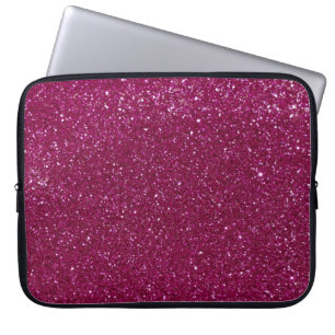 Rosaglitter Laptop Fodral