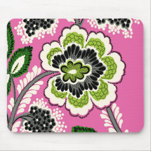 Rosagrönt blommar Mousepad Musmatta