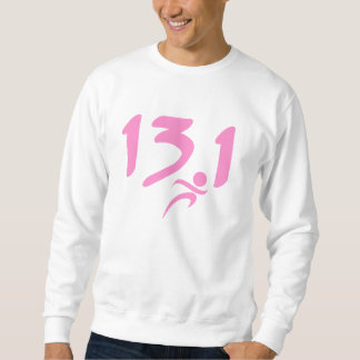 Rosahalva-maraton 13,1 långärmad tröja