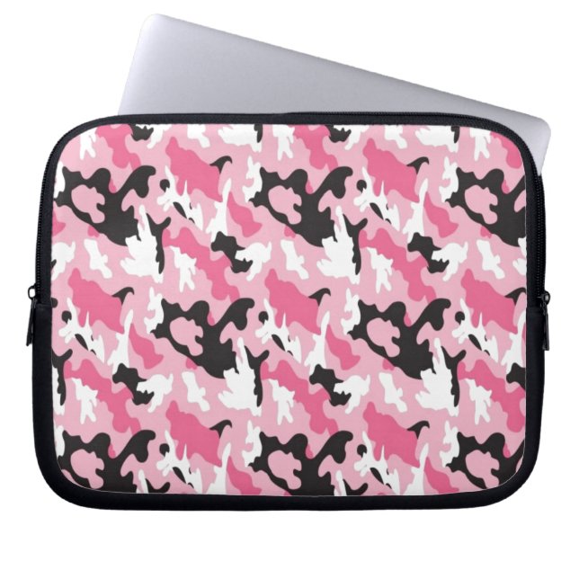 Rosakamouflage Laptop Sleeve (Framsidan)