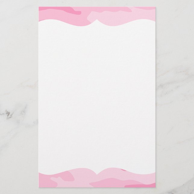 Rosakamouflagebrevpapper Brevpapper (Framsida)
